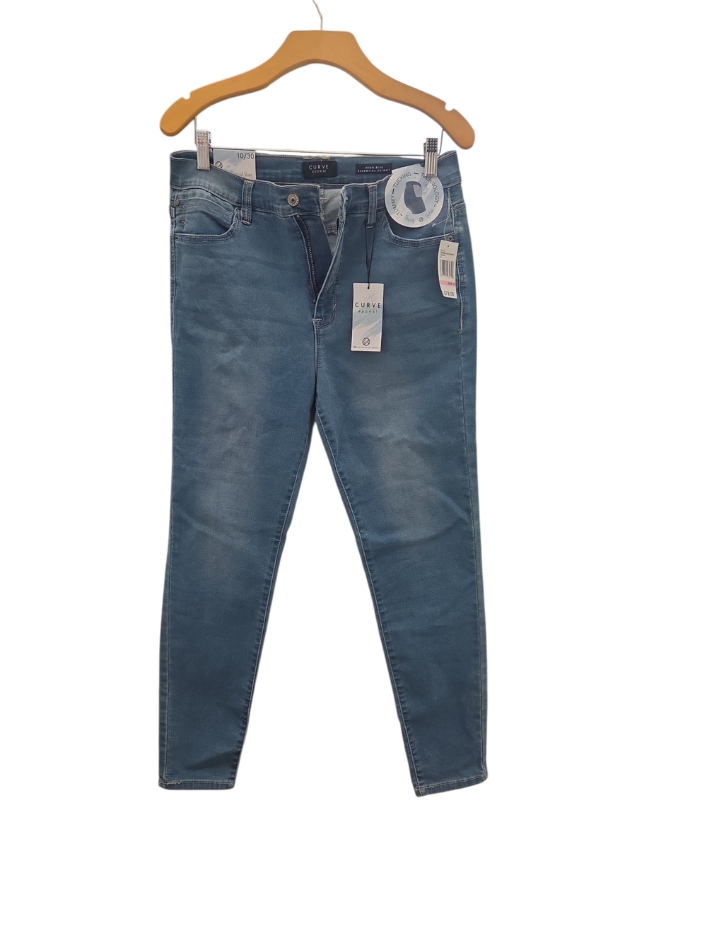 Women's Light Blue Skinny Jeans Size 10